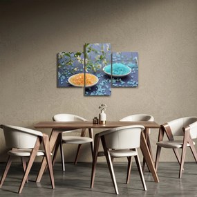 Obraz farebnej morskej soli (90x60 cm)