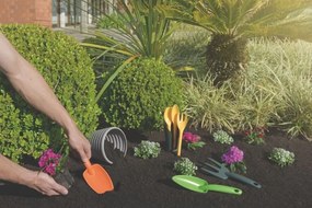 Tramontina Garden záhradné hrabličky plastové 25cm - sivá
