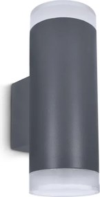 Brilagi - LED RGBW vonkajšie nástenné svietidlo MATERA 2xGU10/4,8W/230V antracit IP54