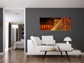 Obraz Louvre v Paríži (120x50 cm)