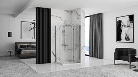 Obdĺžnikový zalamovací sprchový kút REA FOLD N2 70x110 cm, chróm/transparent - bez vaničky