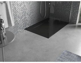 Mexen Egon, SMC obdĺžniková sprchová vanička 150 x 90 cm, čierna, 4R709015