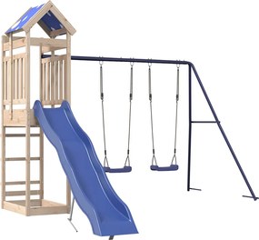 vidaXL Vonkajšia súprava na hranie masívna borovica
