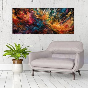 Obraz - Farebná abstrakcia II. (120x50 cm)