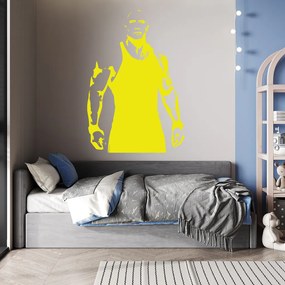 Veselá Stena Samolepka Dwayne Johnson The Rock Farba: žltá, Veľkosť: 100 x 69 cm