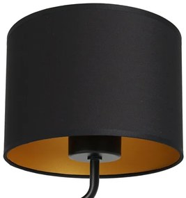 Nástenná lampa ARDEN 1xE27/60W/230V čierna/zlatá