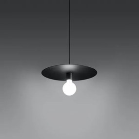 Sollux SL.0853 - Luster na lanku FLAVIO 1xE27/60W/230V čierna