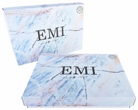 Obliečky Evita satén EMI: Štandardný set jednolôžko obsahuje 1x 140x200 + 1x 70x90