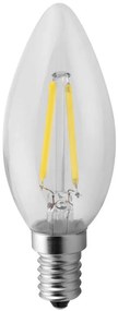 Sapho Led, LED žiarovka Filament 2W, E14, 230V, denná biela, 160lm, LDF142