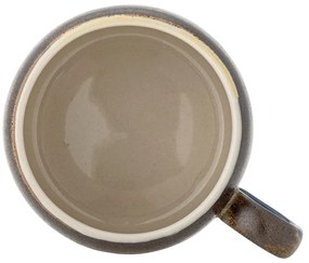 Modré/hnedé hrnčeky v súprave 4 ks z kameniny 400 ml Sheen – Bloomingville