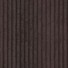 Hnedá menčestrová rozkladacia/s úložným priestorom rohová pohovka Sara – Ropez