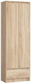 Uzavretý regál R60 2D 1SZ CLP dub sonoma