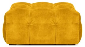 Žltý zamatový puf Windsor &amp; Co Sofas Vesta