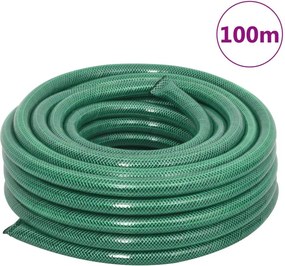 Záhradná hadica so sadou armatúr, zelená 0,75" 100 m, PVC