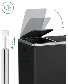 Recyklačný odpadkový kôš LTB54BK