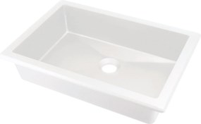 Deante Zápustné/poddoskové umývadlo Correo 50x35 cm - CQR AU5U, granit, alabaster