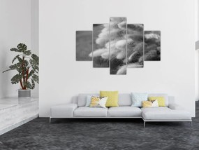Obraz - bunny tail grass na stole (150x105 cm)