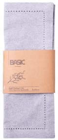 Svetlosivé bavlnené prestieranie 32 x 48 cm 2 ks – Basic Ambiente - 596404