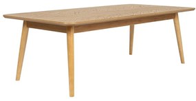 Konferenčný stolík s doskou v dubovom dekore v prírodnej farbe 60x120 cm Fabio – White Label