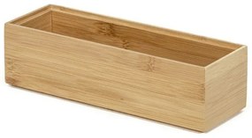 Organizér Compactor Bamboo Box 22,5 x 7,5 x 6,5 cm, prírodné drevo