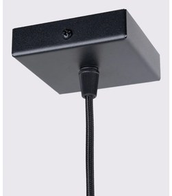 Čierne závesné svietidlo Gleam – Sollux