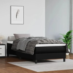 Rám na boxspring posteľ, čierny 100x200 cm, umelá koža 3120682