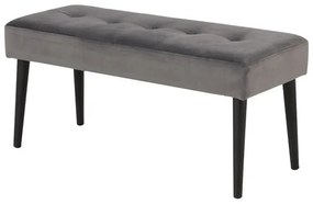 Jedálenská lavica Gwen (sivá, 95x45x38 cm)