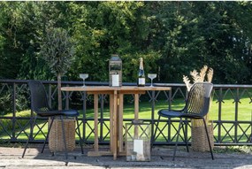 Záhradná stolička Badelia (čierna). Akcia -10%. Vlastná spoľahlivá doprava až k Vám domov. 1146703