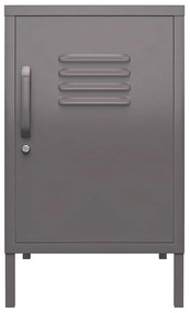 Sivý kovový nočný stolík Bradford – Støraa