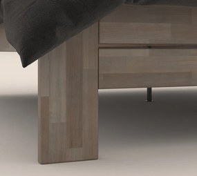 Posteľ Emilia 180x200 cm, šedý buk