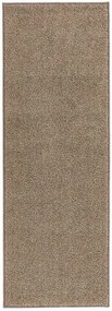 Hanse Home Collection koberce Kobercová sada Pure 102614 Braun - 3 diely: 70x140 cm (2x), 70x240 cm (1x) cm