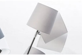 Stojaca lampa 40745 Levels 176cm Čierna, Šedá, Biela  - Komfort-nábytok