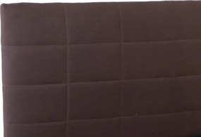Posteľ Izolda 180x200 cm, hnedá látka