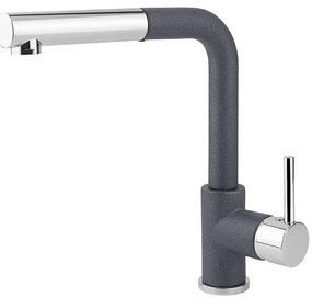 Concept BDG4527DG-Drezová batéria s vysúvacou sprchou 26,9 cm granit/tmavosivá