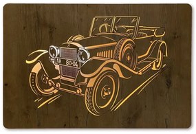 Podsvietený obraz na stenu Veterán na batériu