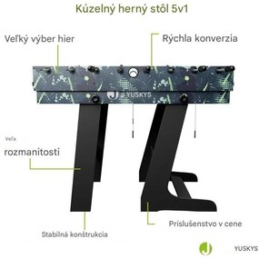 InternetovaZahrada Detský herný stôl 5v1