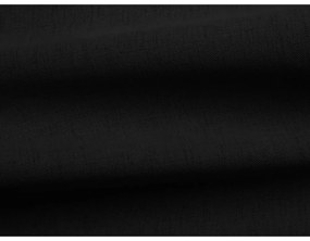 Čierna rozkladacia/s úložným priestorom pohovka 225 cm Moku – Makamii