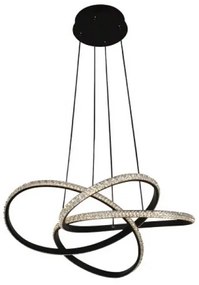 LED stmievateľný luster na lanku LED/95 W/230 V 3000–6500 K, priemer 57 cm + diaľkové ovládanie