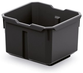Sada 4 úložných boxov (krabičiek) II, čierna / červená