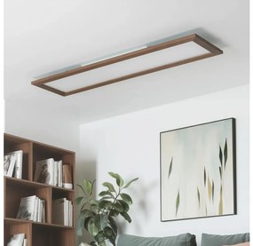 Brilagi - LED Stmievateľné svietidlo SLIMFRAME WOOD LED/58W/230V 124x34 cm + DO BG1548B