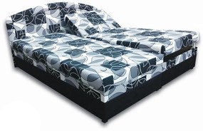 Manželská posteľ 160 cm Velvet (s penovými matracmi). Akcia -12%. Vlastná spoľahlivá doprava až k Vám domov. 793046