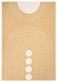 Dekorstudio Obojstranný koberec na terasu DuoRug 5739 - žltý Rozmer koberca: 80x150cm
