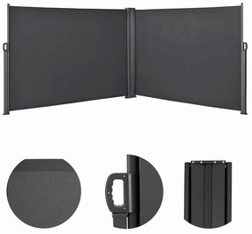 Bočná terasová markíza 200×600 cm – antracitová