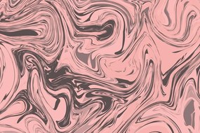 Tapeta abstraktný vzor v staroružovom odtieni - 225x150