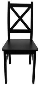 Jedálenská stolička NATE čierna