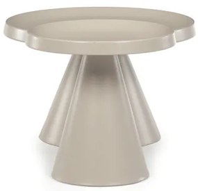 Autronic BONTEC Konferenčný stolík 69x69x44cm, kov, kašmír, CT-F4112 CSM Farba: Béžová