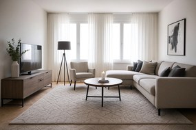 ITC, Koberec metráž Bossanova 39, na mieru, šíře 4m, šedá, filc, chodba / predsieň