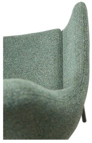 Svetlozelené kreslo z textílie buklé Zimmer – DAN-FORM Denmark