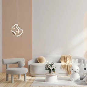 Toolight Toolight, LED stropné svietidlo 25x29cm, 4000K, G067-CP, zlatá lesklá, OSW-08666