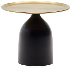 Kovový okrúhly odkladací stolík ø 52 cm Liuva – Kave Home